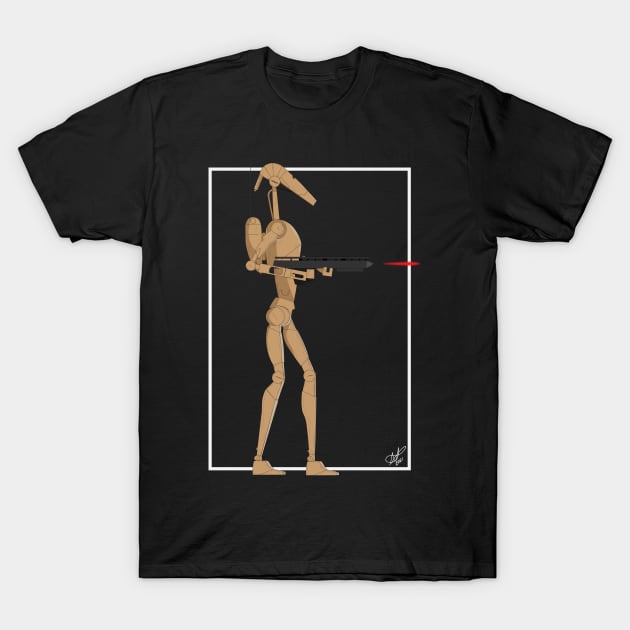 Battle Droid T-Shirt by mikineal97